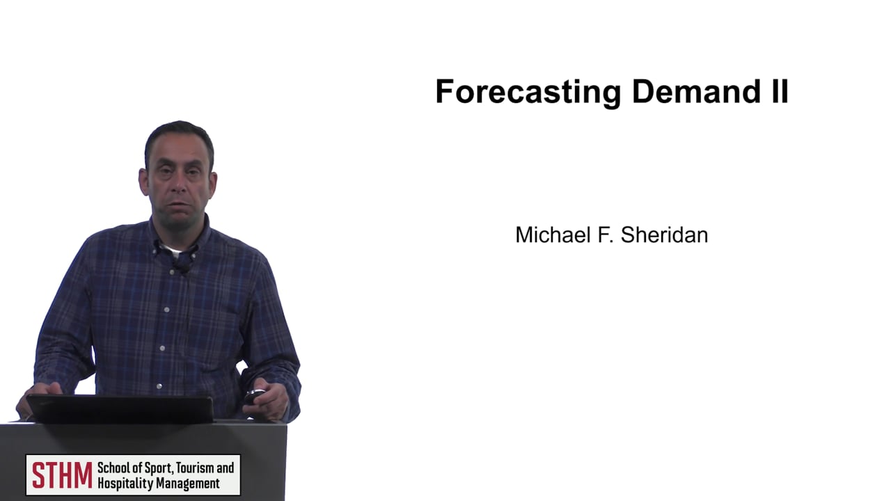 Forecasting Demand II