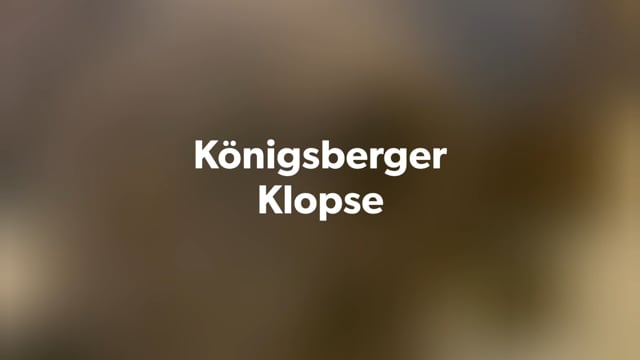 Königsberger Klopse mit Rote-Bete-Salat