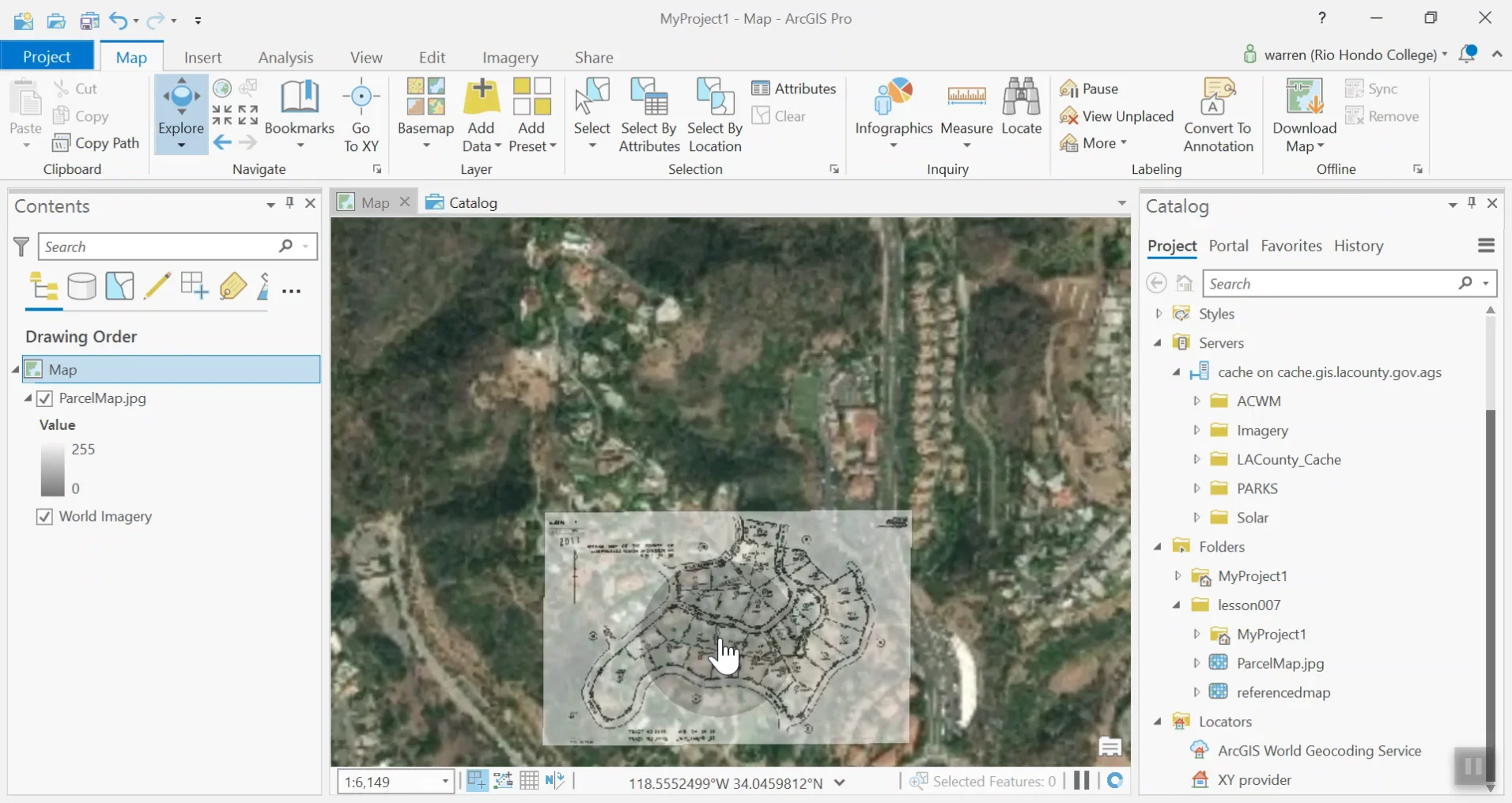 Change to local Map Projection on Vimeo