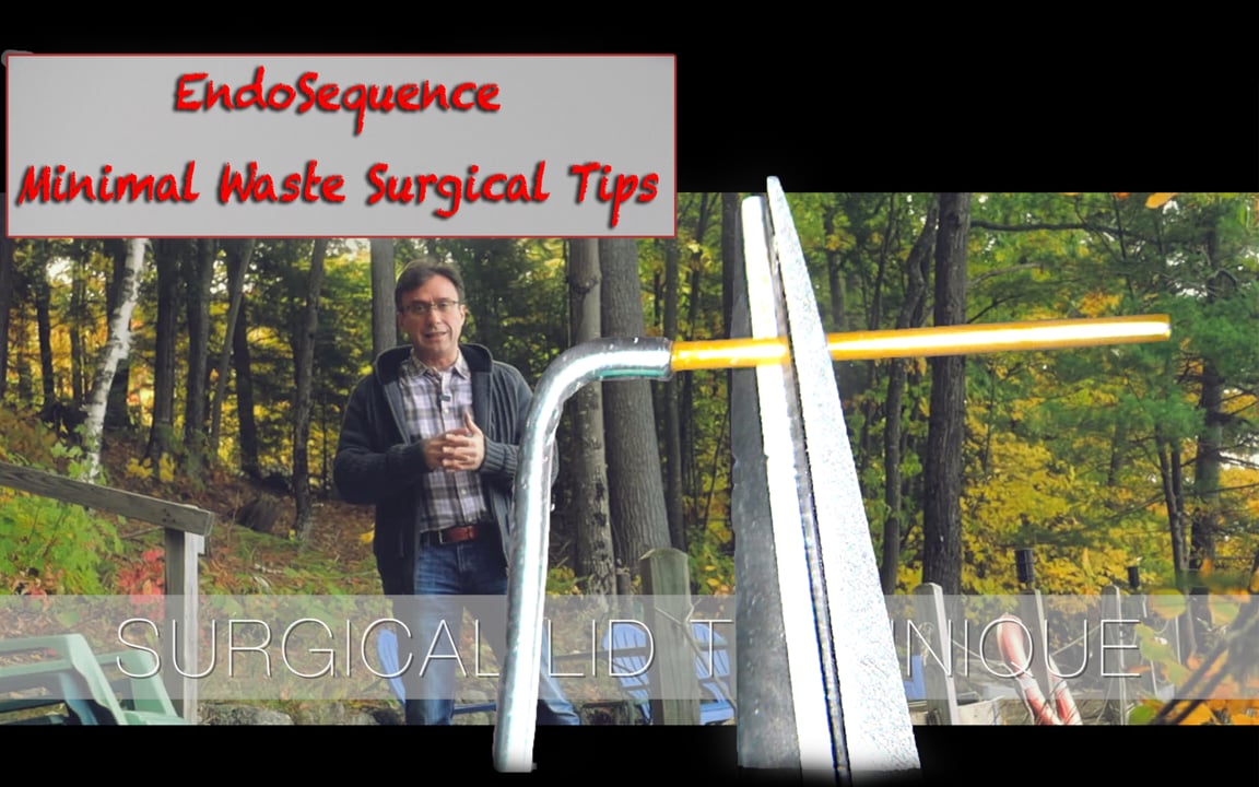 EndoSequence Surgical Minimal Waste Tips for the Surgical LidTechnique