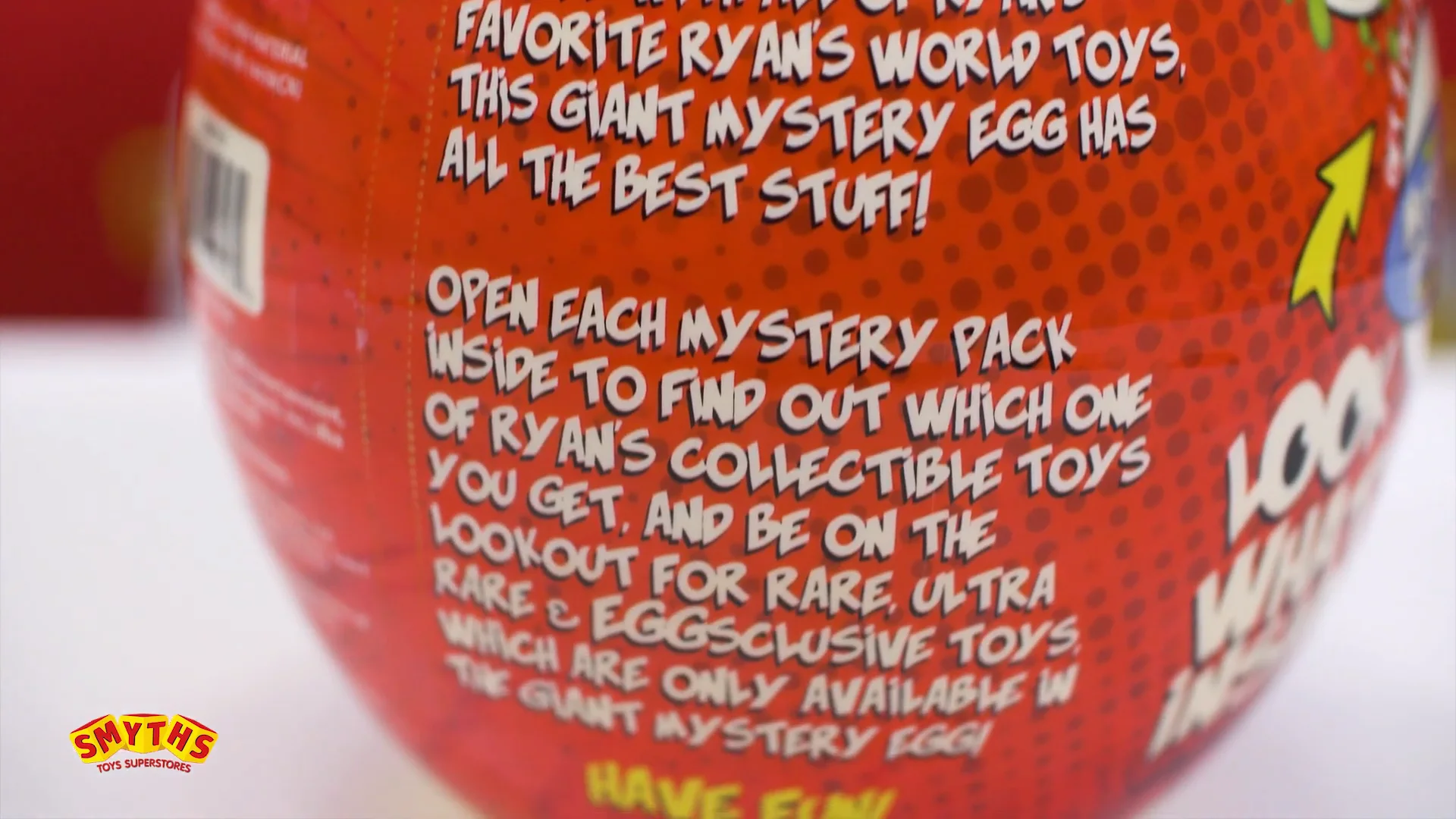 Smyths hot sale ryan egg