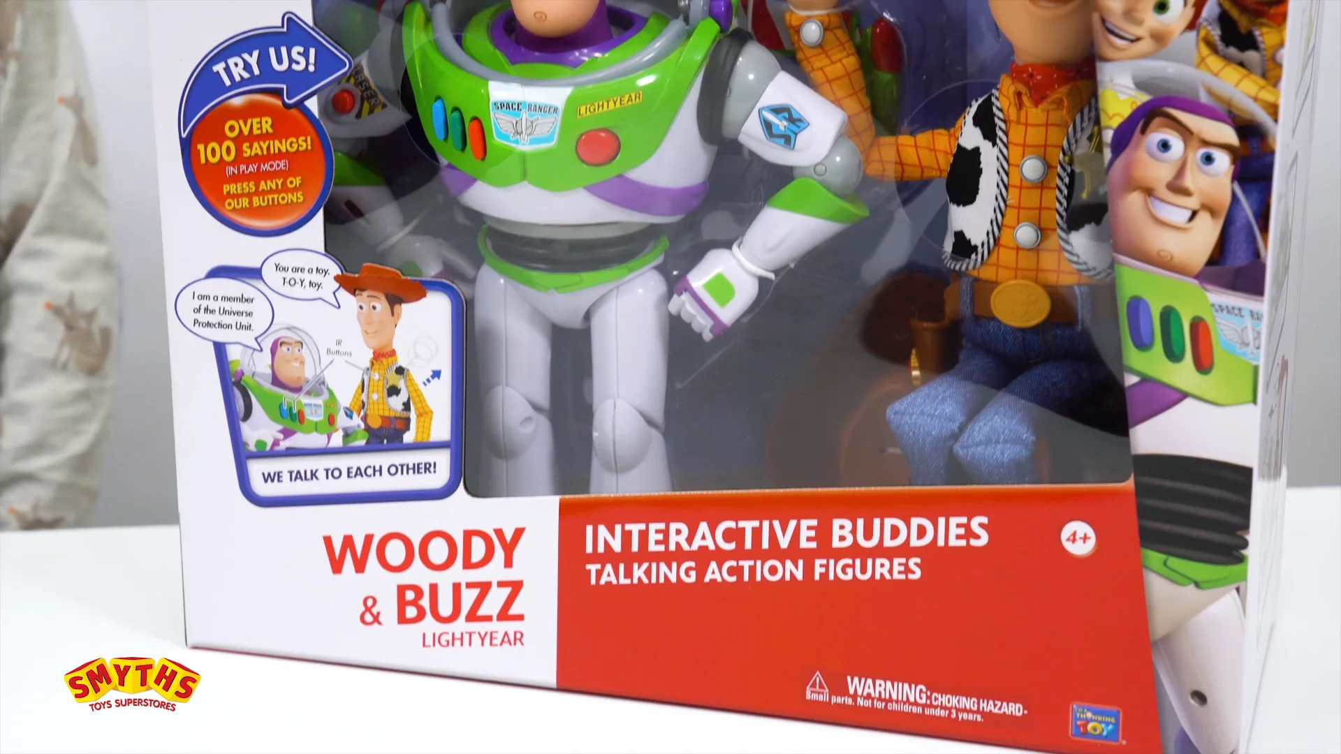 Interactive buzz and store woody