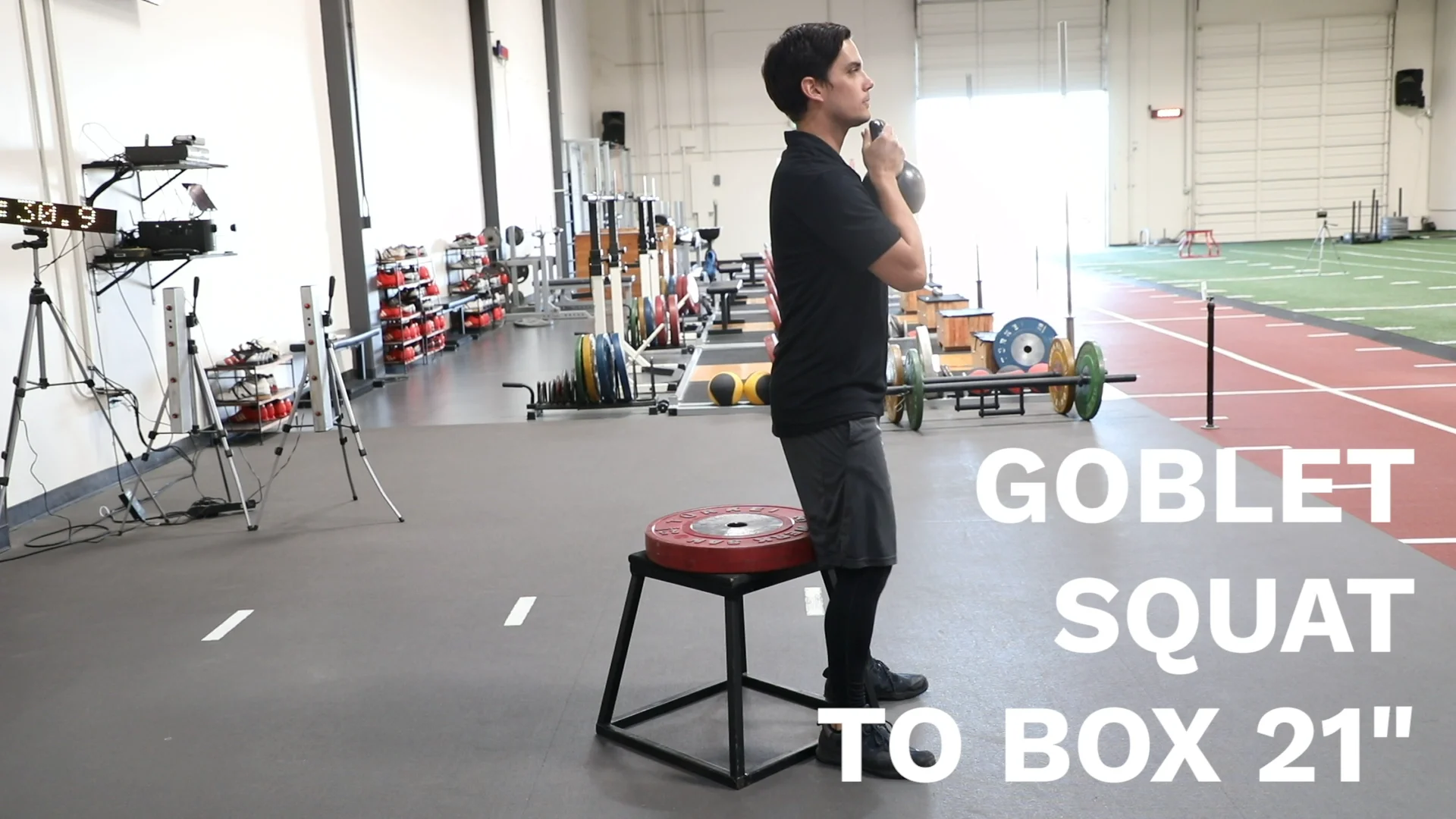 Goblet discount box squat