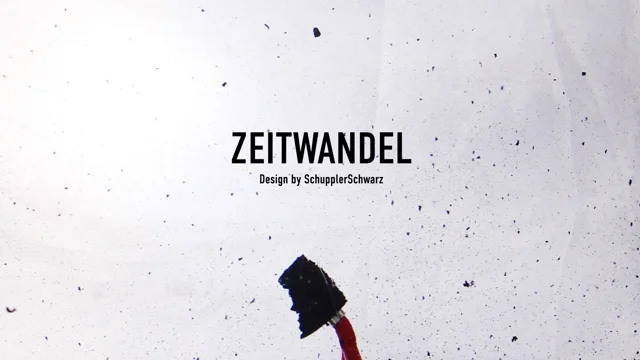 STUDIO SCHUPPLERSCHWARZ — ZEITWANDEL - Standuhr