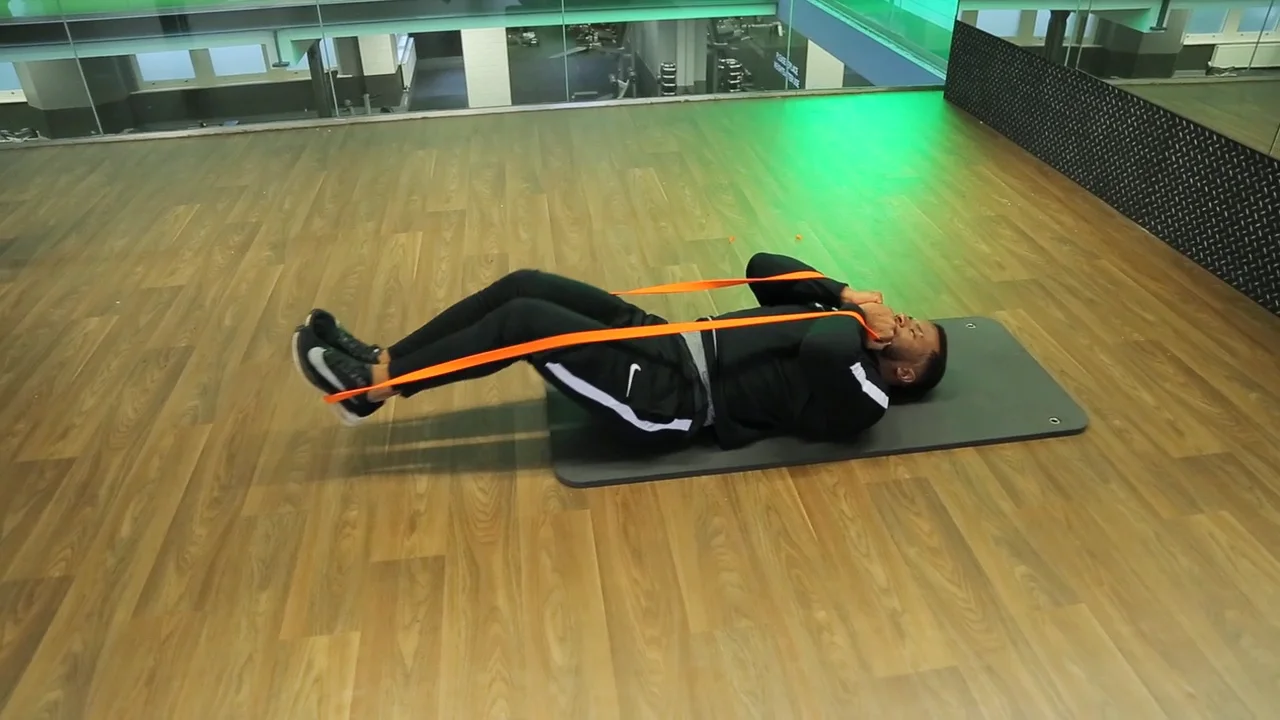 Resistance Band Leg Press on Vimeo