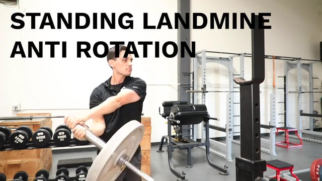 Activities Standing Landmine Anti Rotation On Vimeo