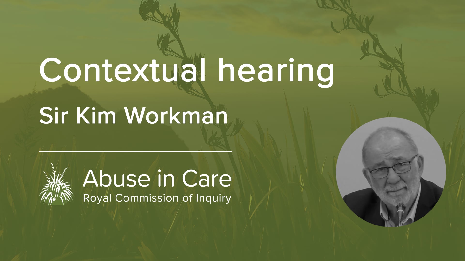 Sir Kim Workman - Witness statement (Part 2) on Vimeo