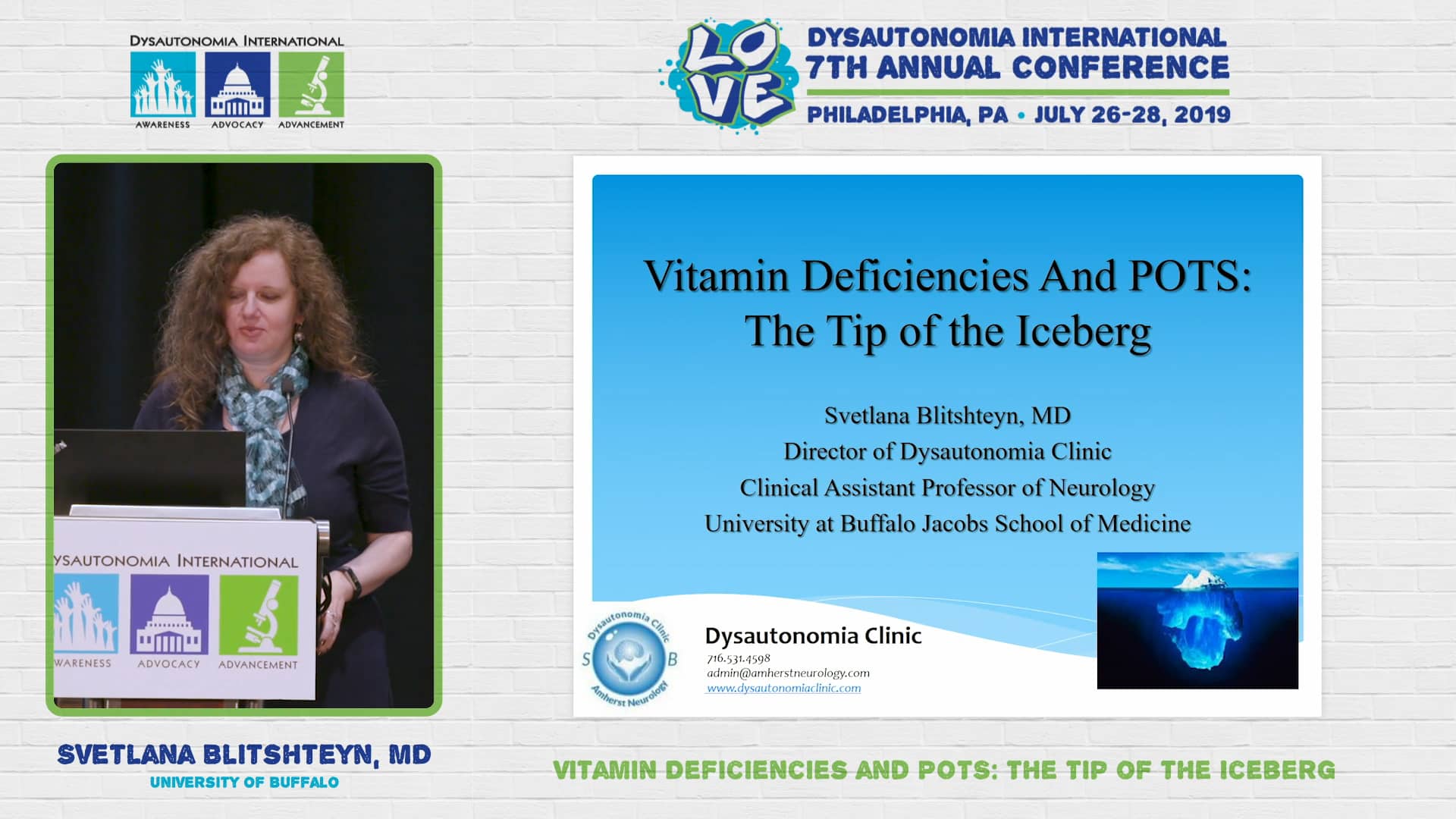 Vitamin Deficiencies & POTS Svetlana Blitshteyn, MD on Vimeo