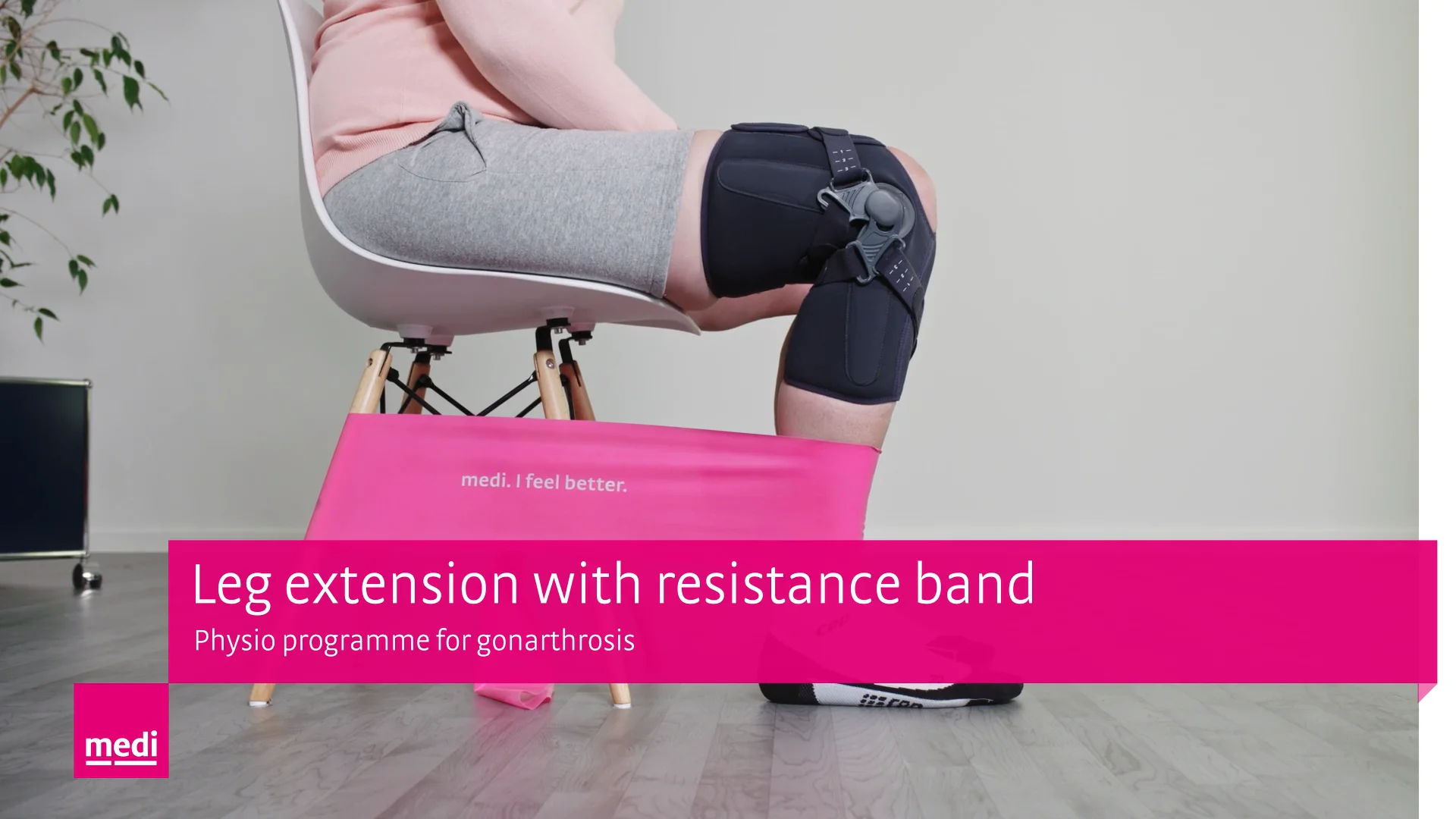 Leg extension with resistance band on Vimeo