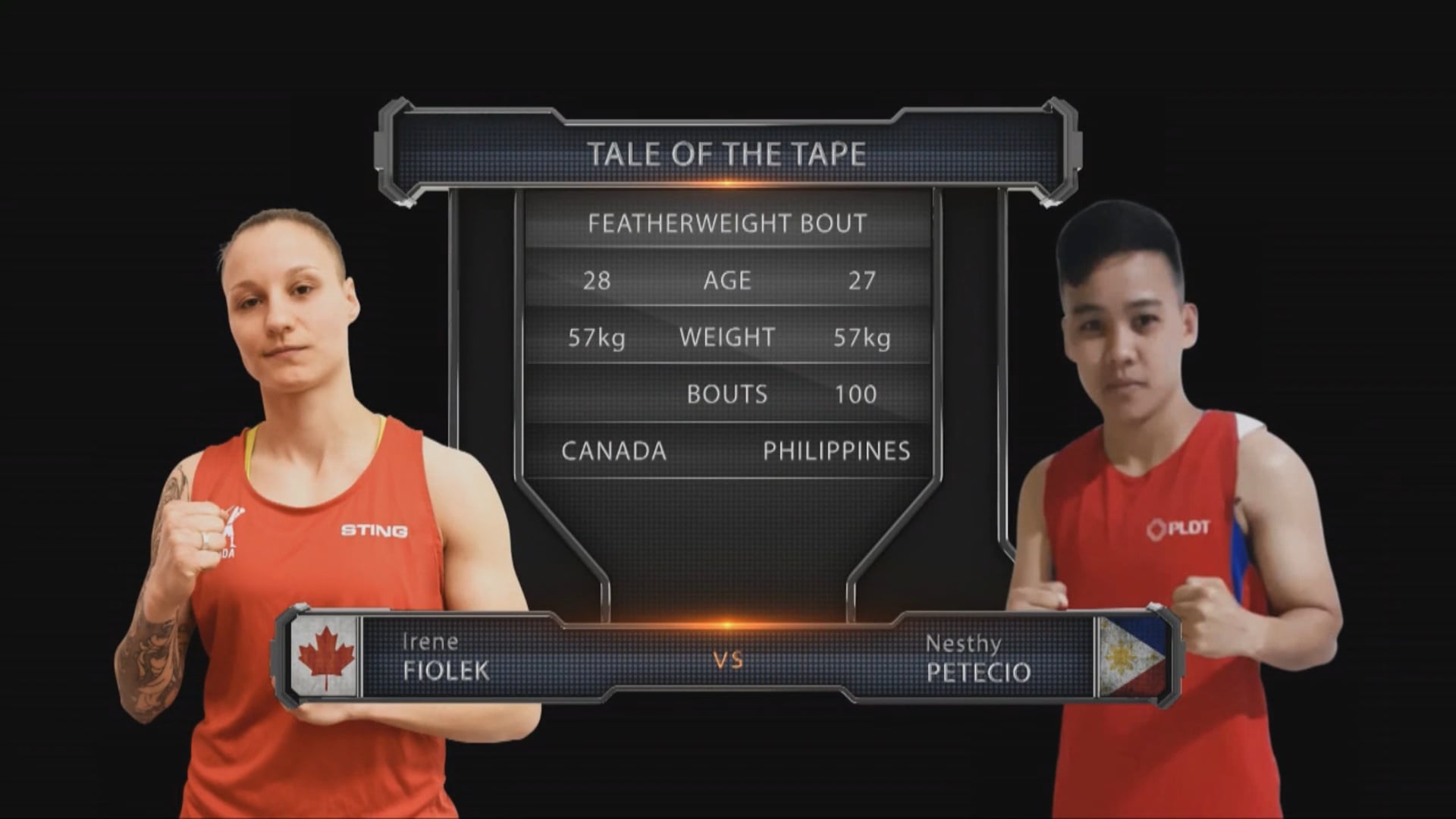 Irene Fiolek (CAN) vs Nesthy Petecio (PHL)