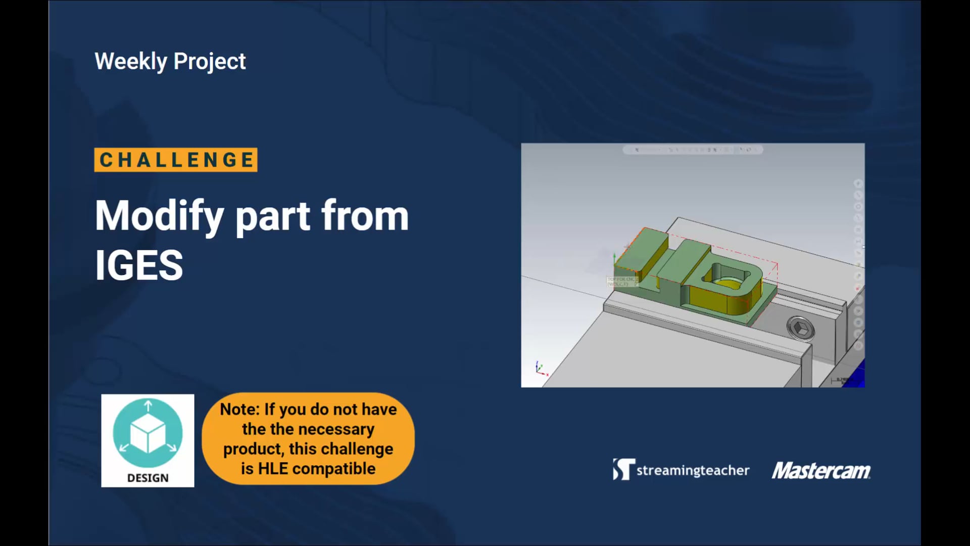 Modify part from IGES