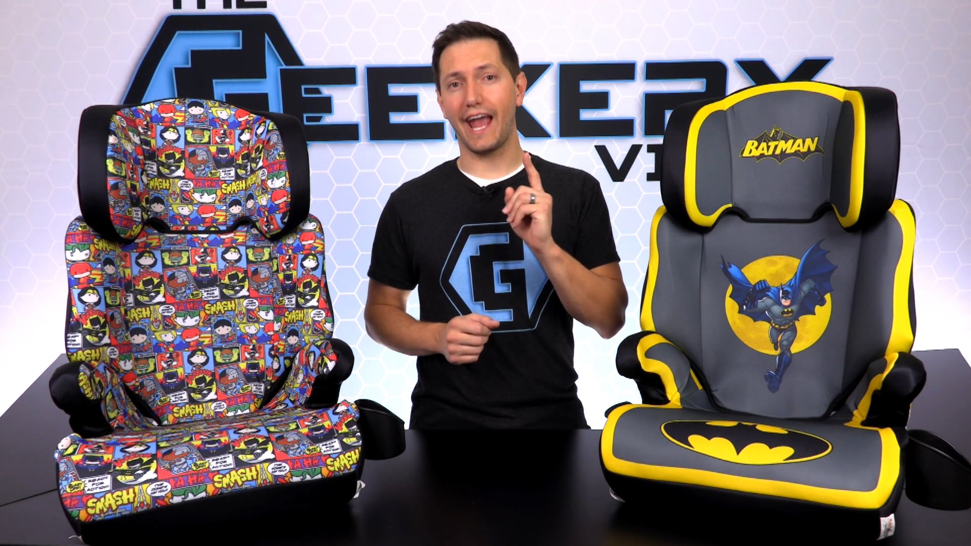 The Geekery View - KidsEmbrace - DC High Back Boosters