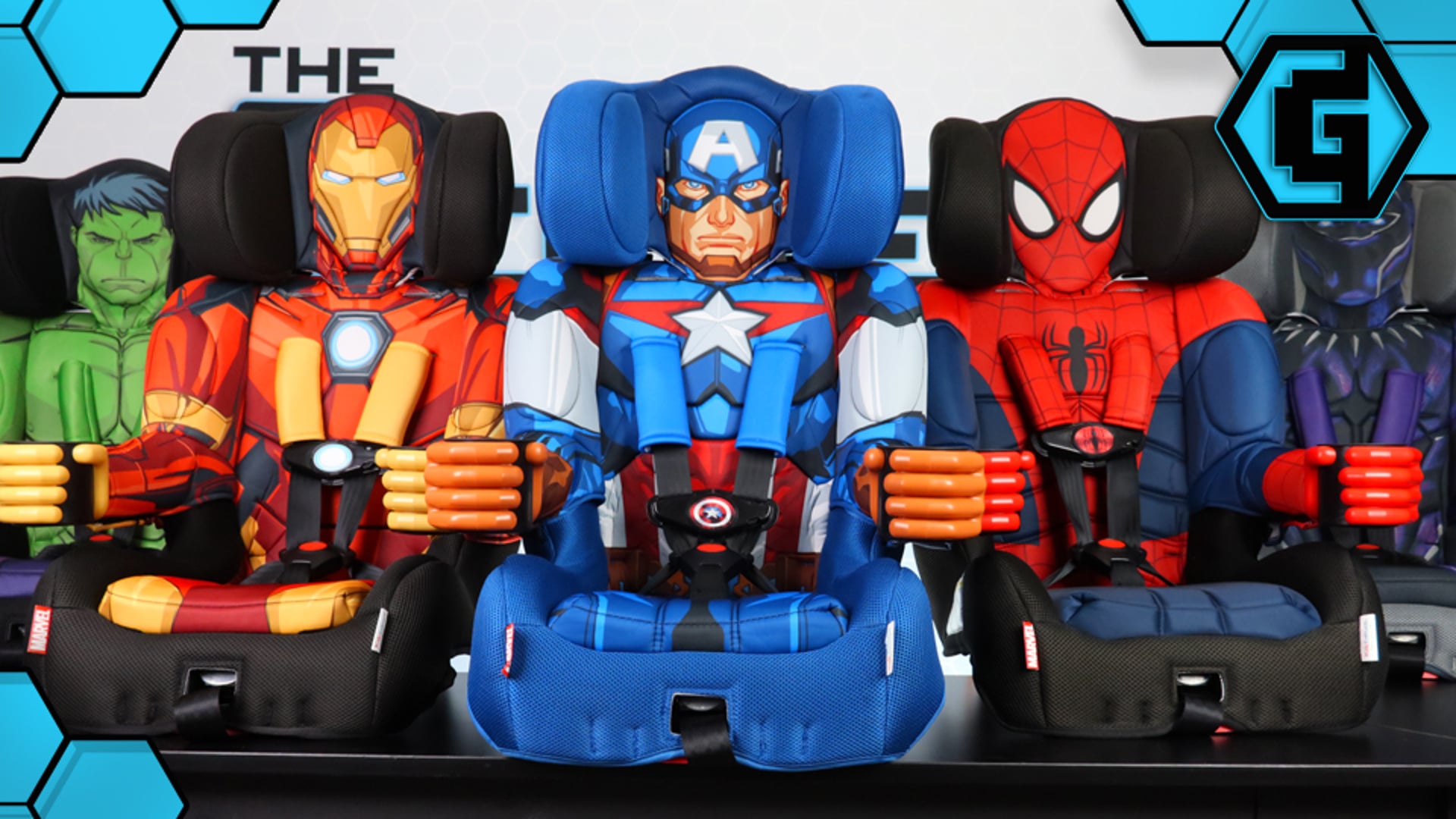 The Geekery View - KidsEmbrace Marvel Car seat