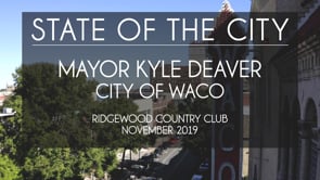 State of the City, Mayor Kyle Deaver, 2019