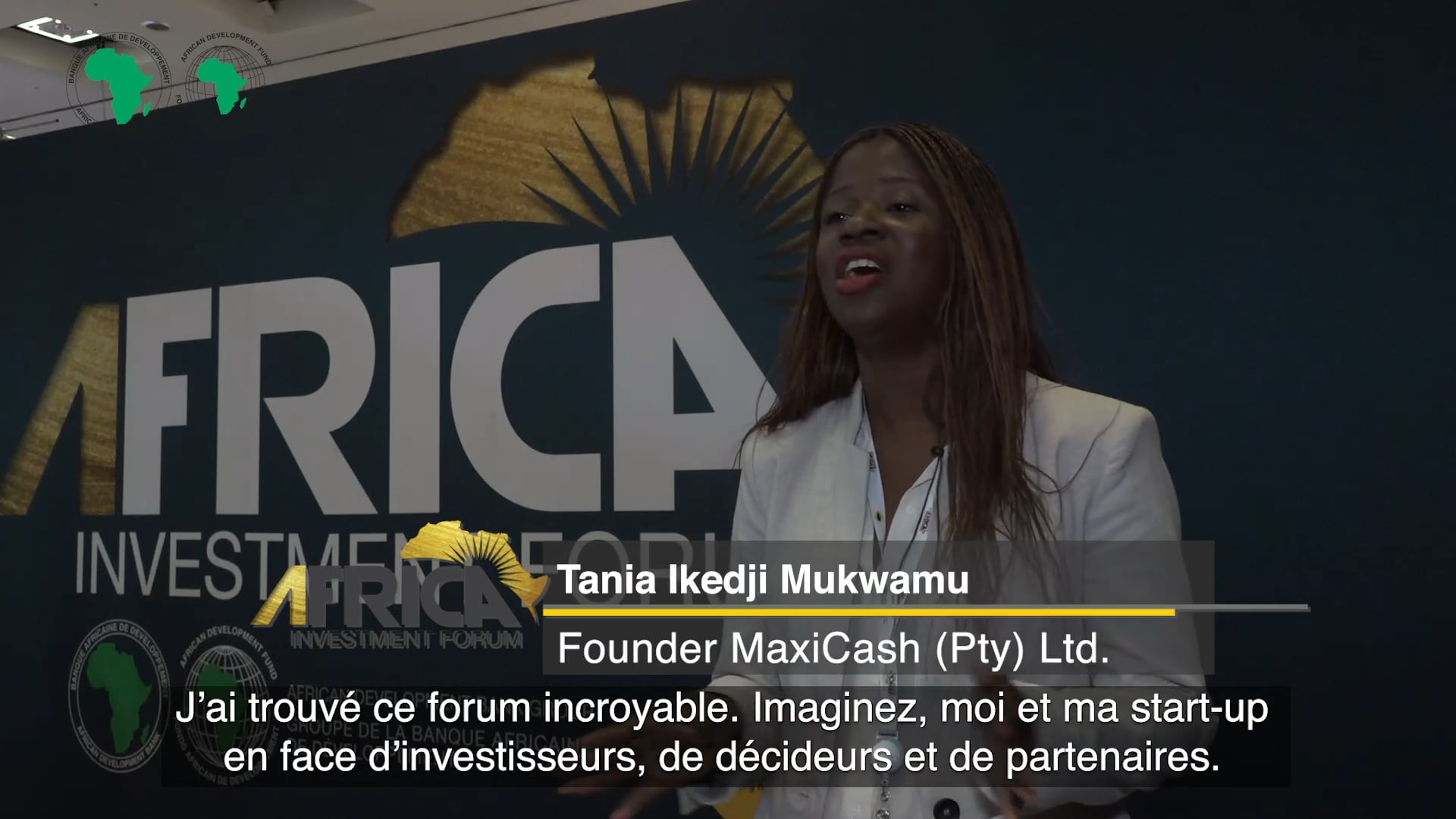 Interview with Tania Ikedji Mukwamu, Founder MaxiCash (Pty) Ltd. (AIF 2019)