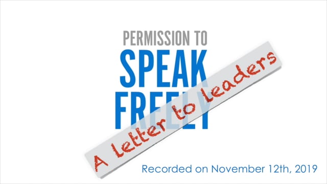 Permission to Speak Freely - Doug Crandall