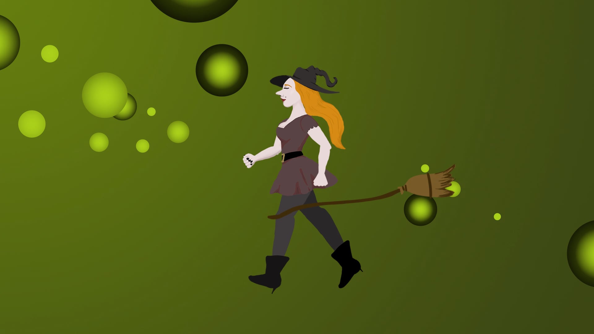 Witchy Walk Cycle