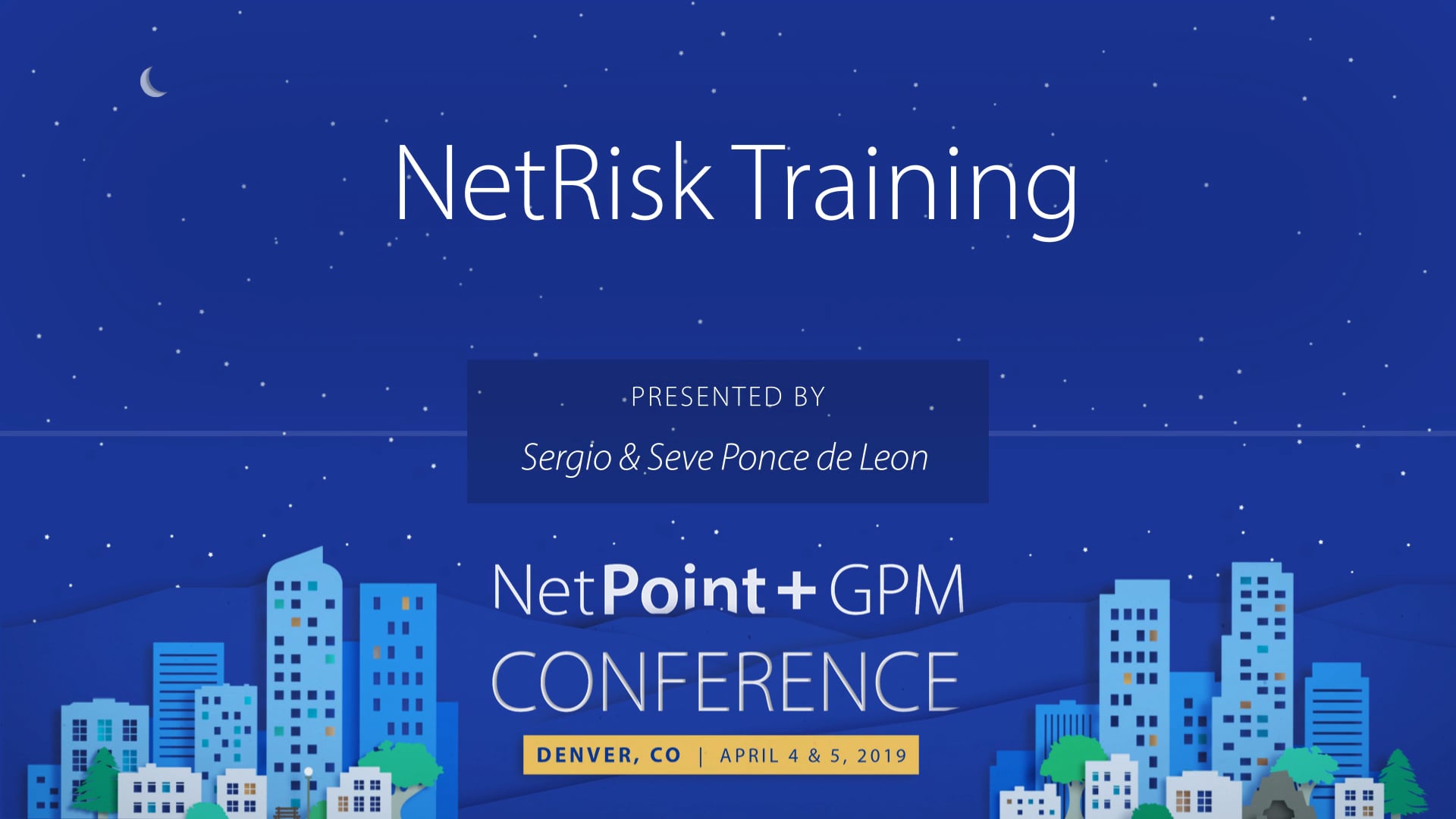 NetRisk 2.0 Training on Vimeo