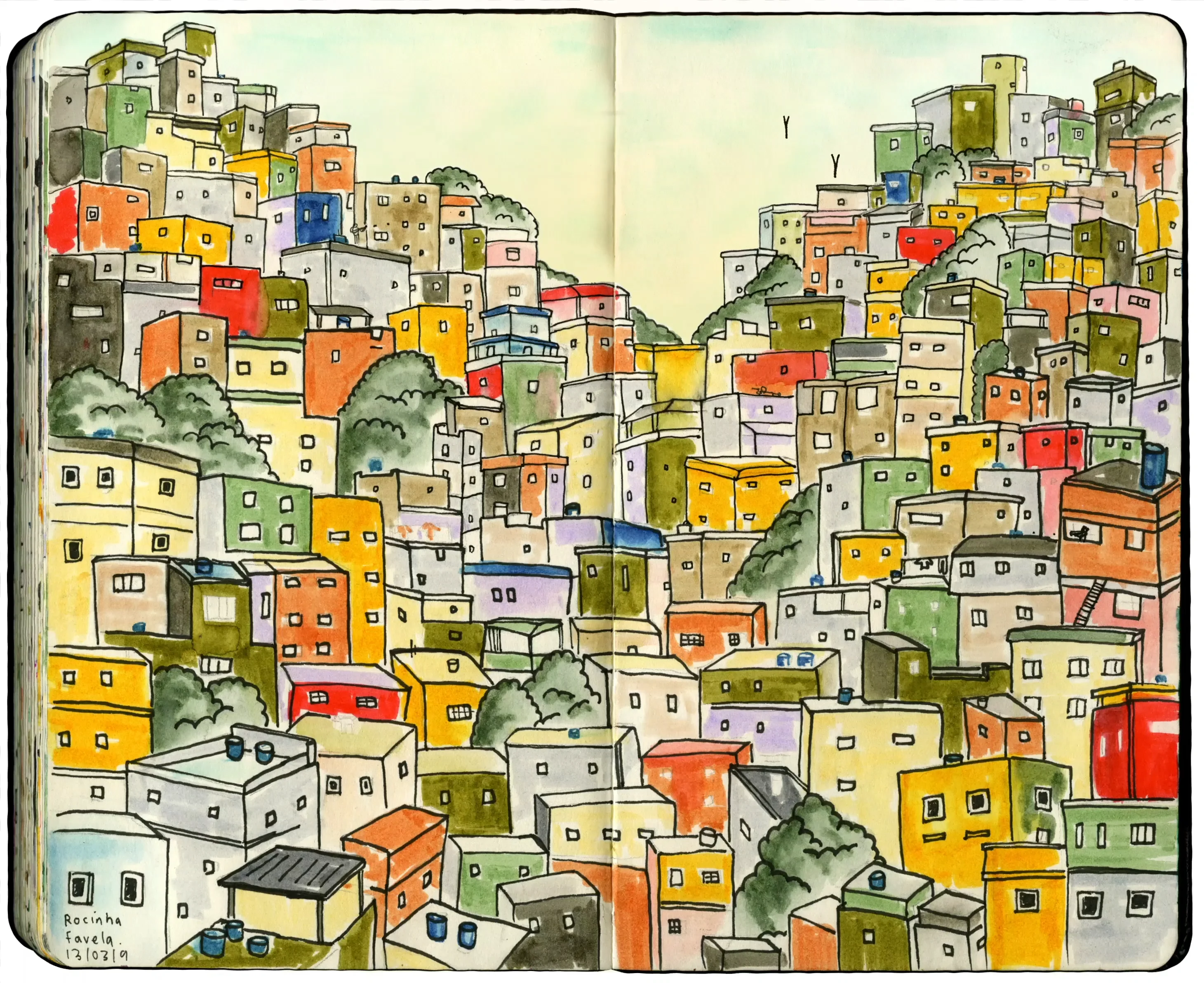 Rocinha Favela Brazil Rio De Jeneiro