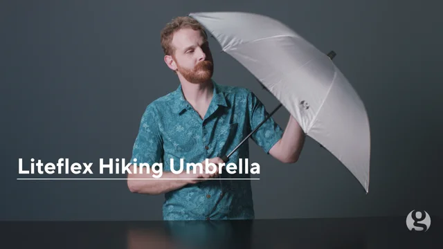 G4Free 46 Inch Large Hiking Umbrella Ultralight UV Silver Reflective  Full-size Trekking Backpacking Umbrella
