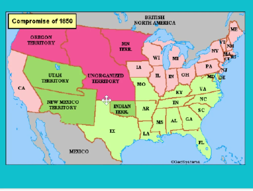 Compromise Of 1820 Map