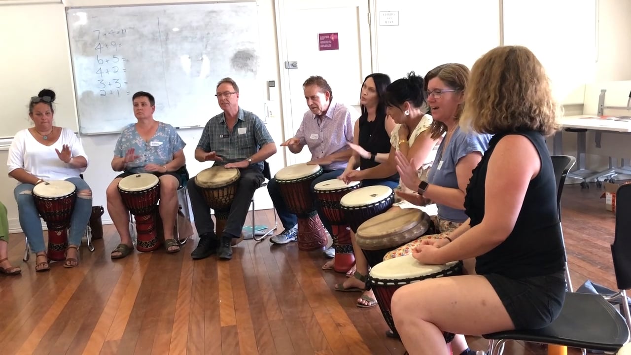 The Values Rhythm - Rhythmic affirmations with new facilitation techniques.