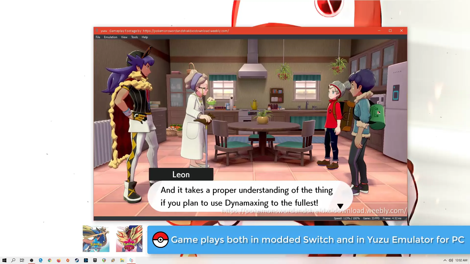 Play Pokemon Sword and Shield ON PC with Yuzu