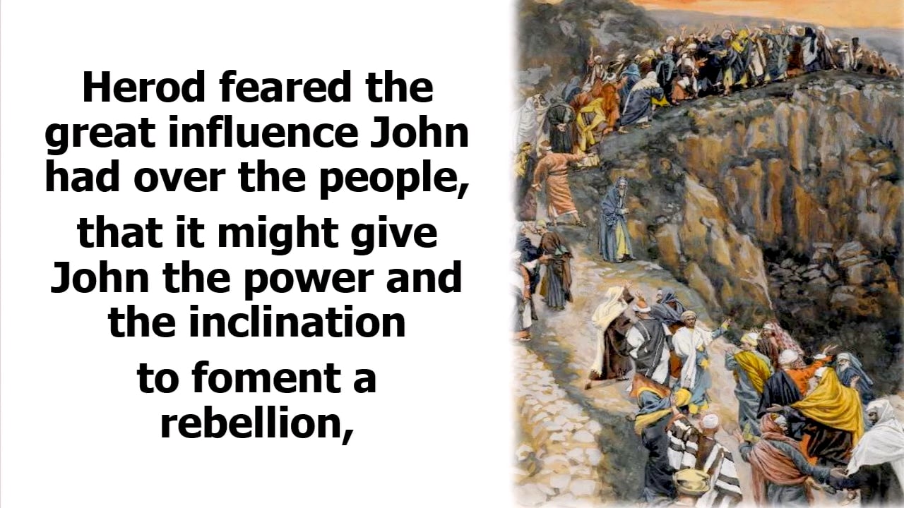 The Ministry of John the Baptist