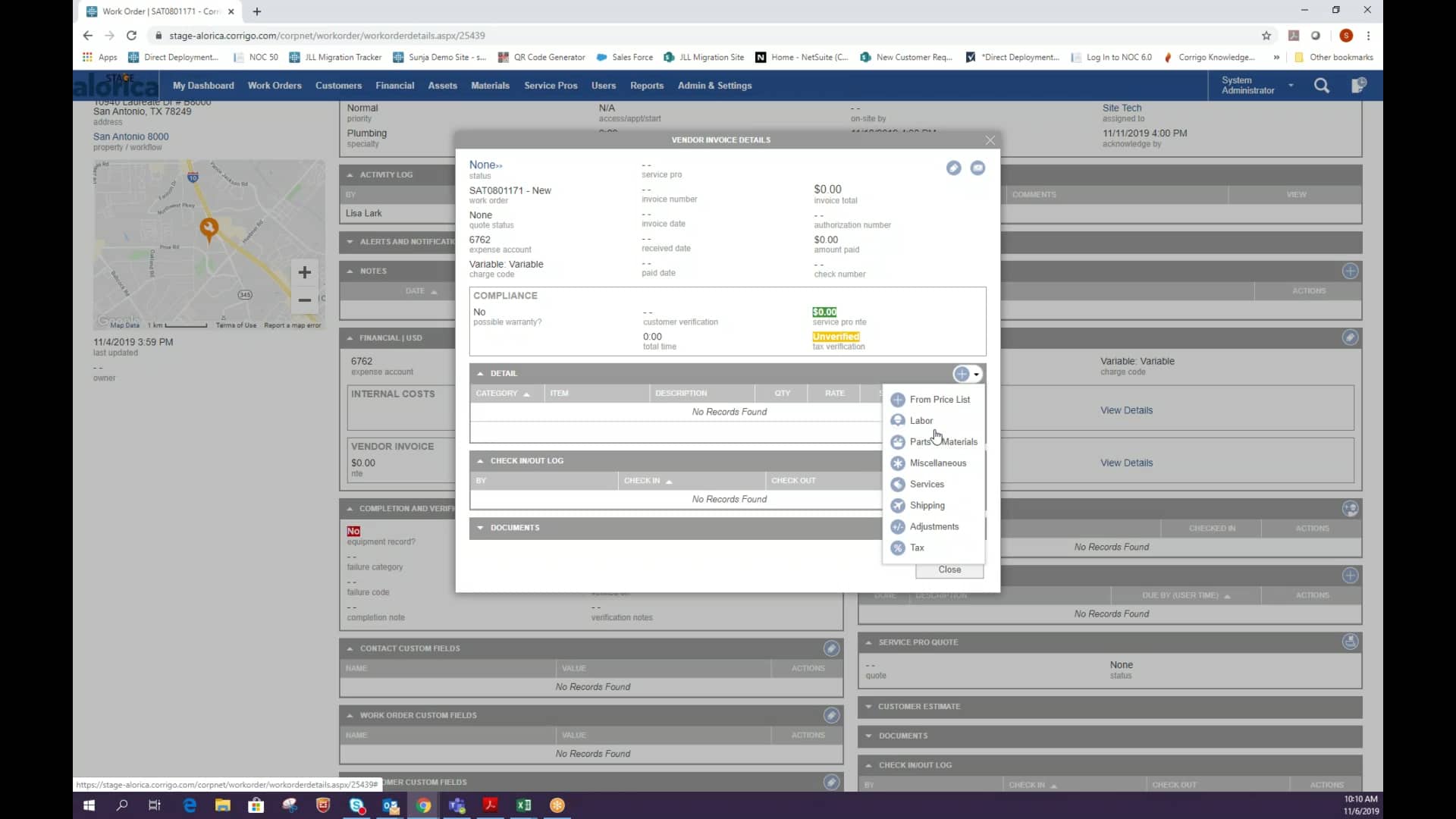 20191106 1003 Alorica Corrigo Service Pro Price List Creation on Vimeo