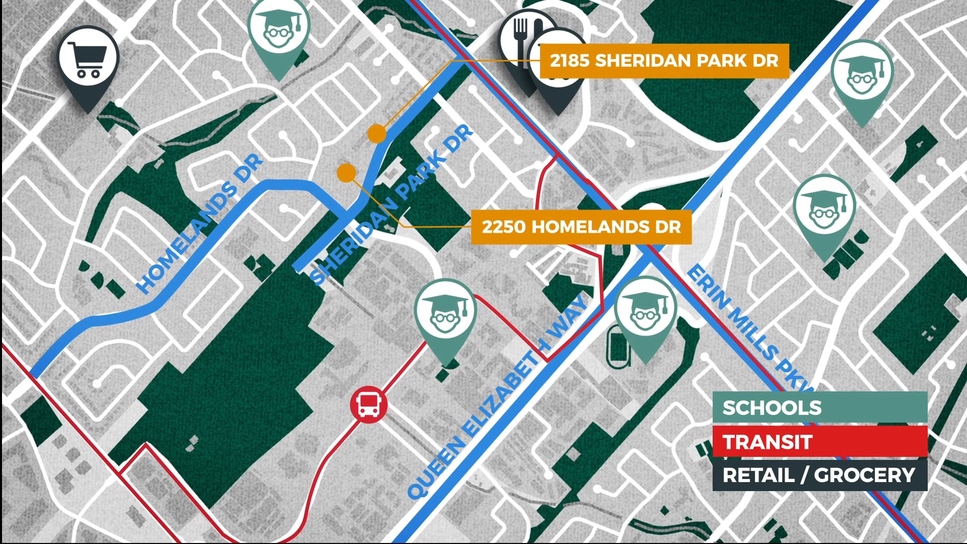 Explore your neighbourhood Sheridan Homelands, Mississauga on Vimeo