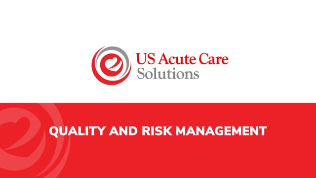 USACS – Quality and Risk Management