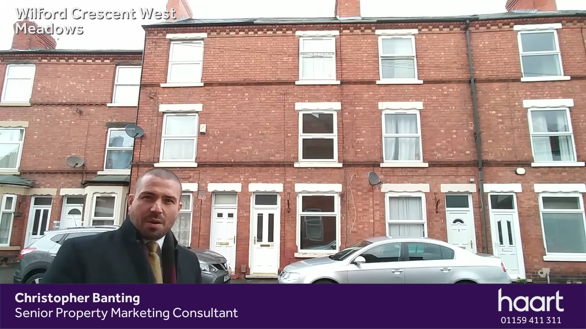 Meadows, 3 Bed Mid Terraced House in Wilford Crescent West, Meadows on