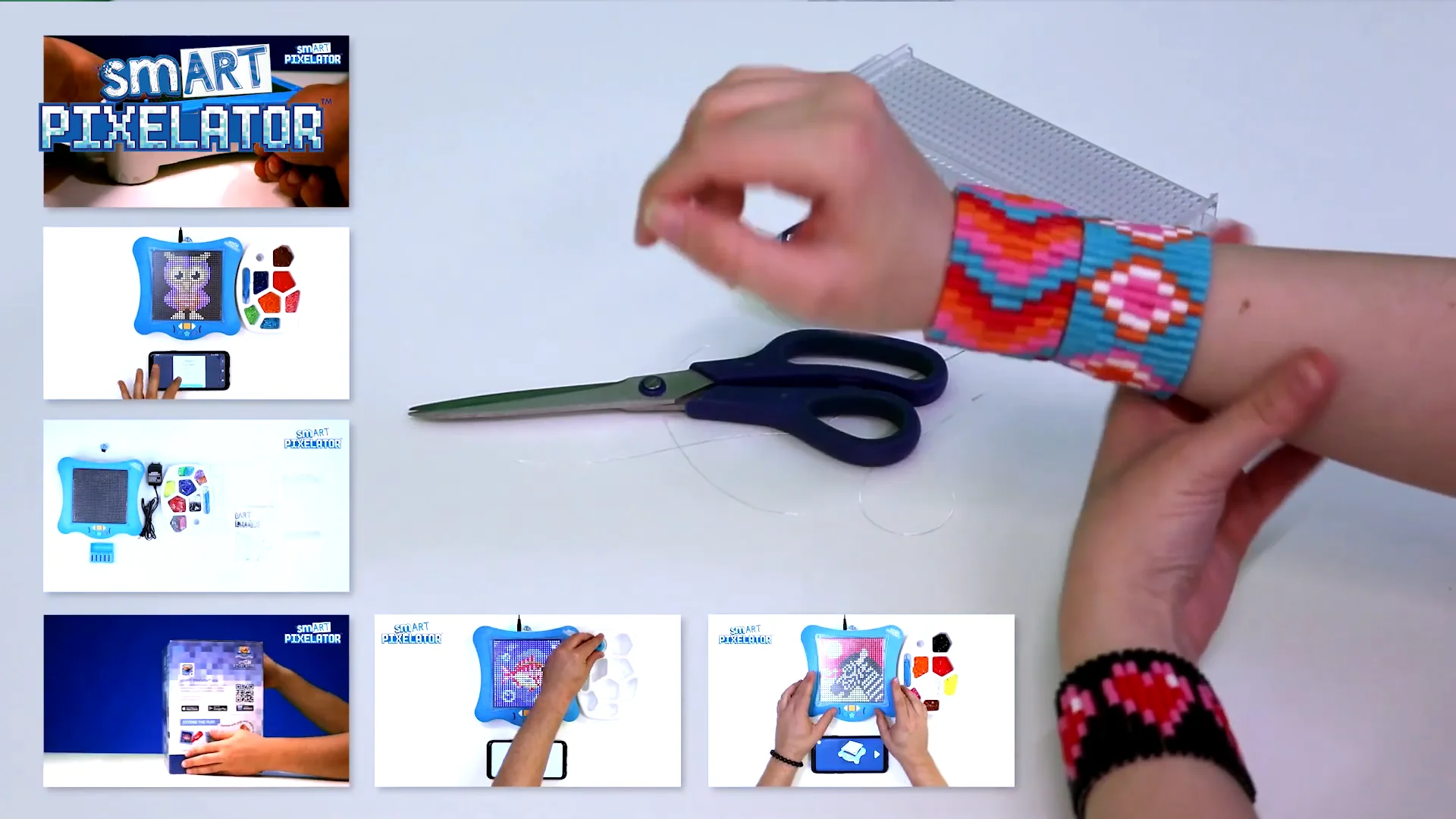 Bracelet Bead Activity Tutorial for the smART Pixelator on Vimeo