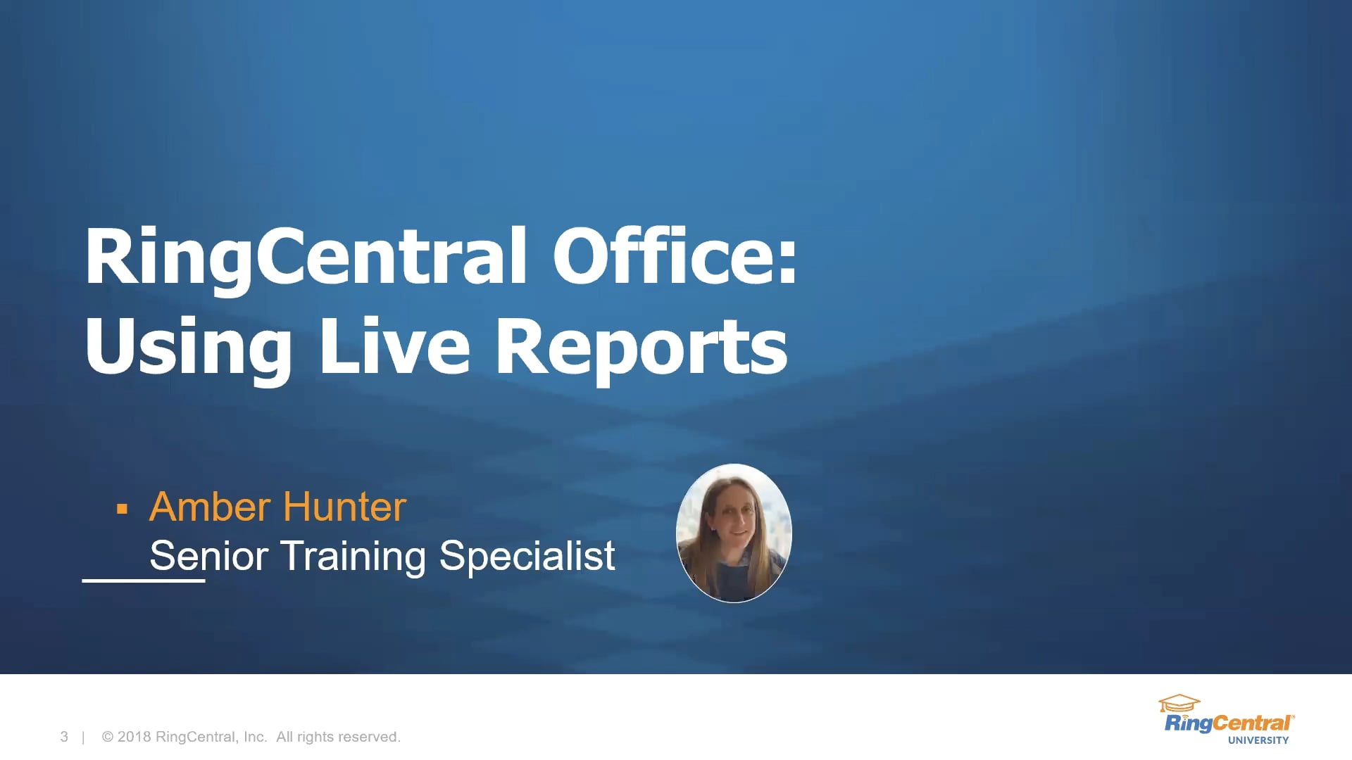 RingCentral MVP Using Live Reports on Vimeo