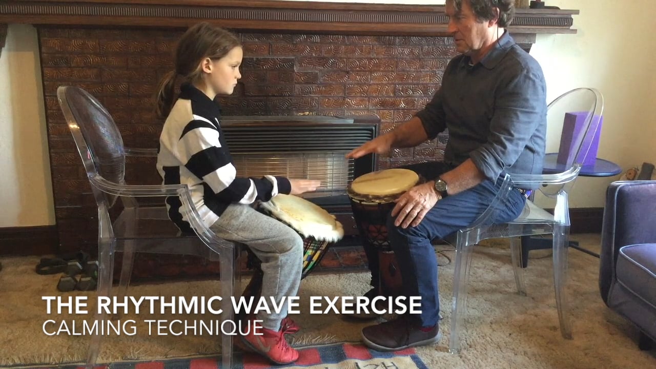 The Rhythmic Wave regulation exercise, transferred to the body.