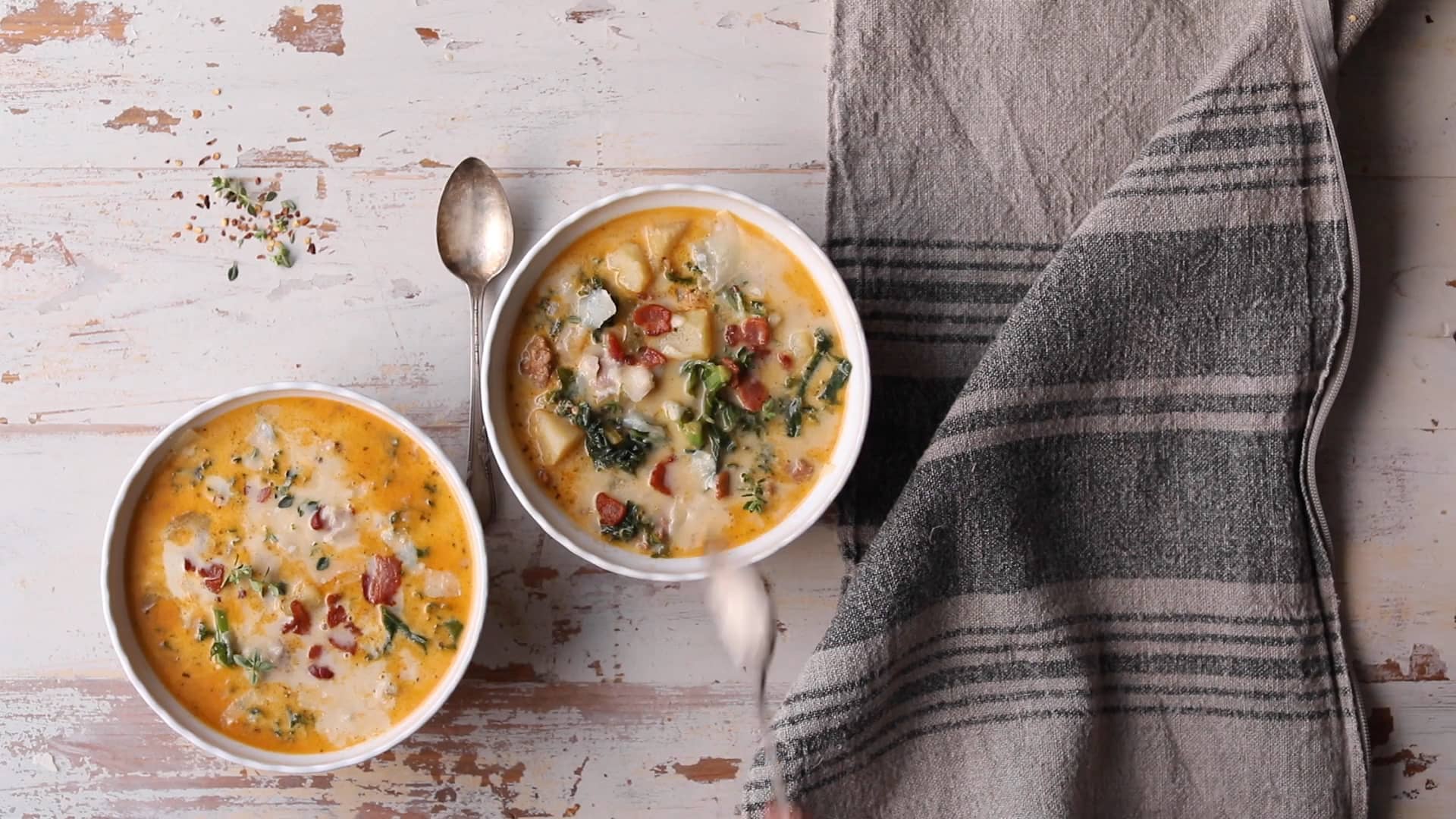 Instant pot pesto zuppa toscana on Vimeo