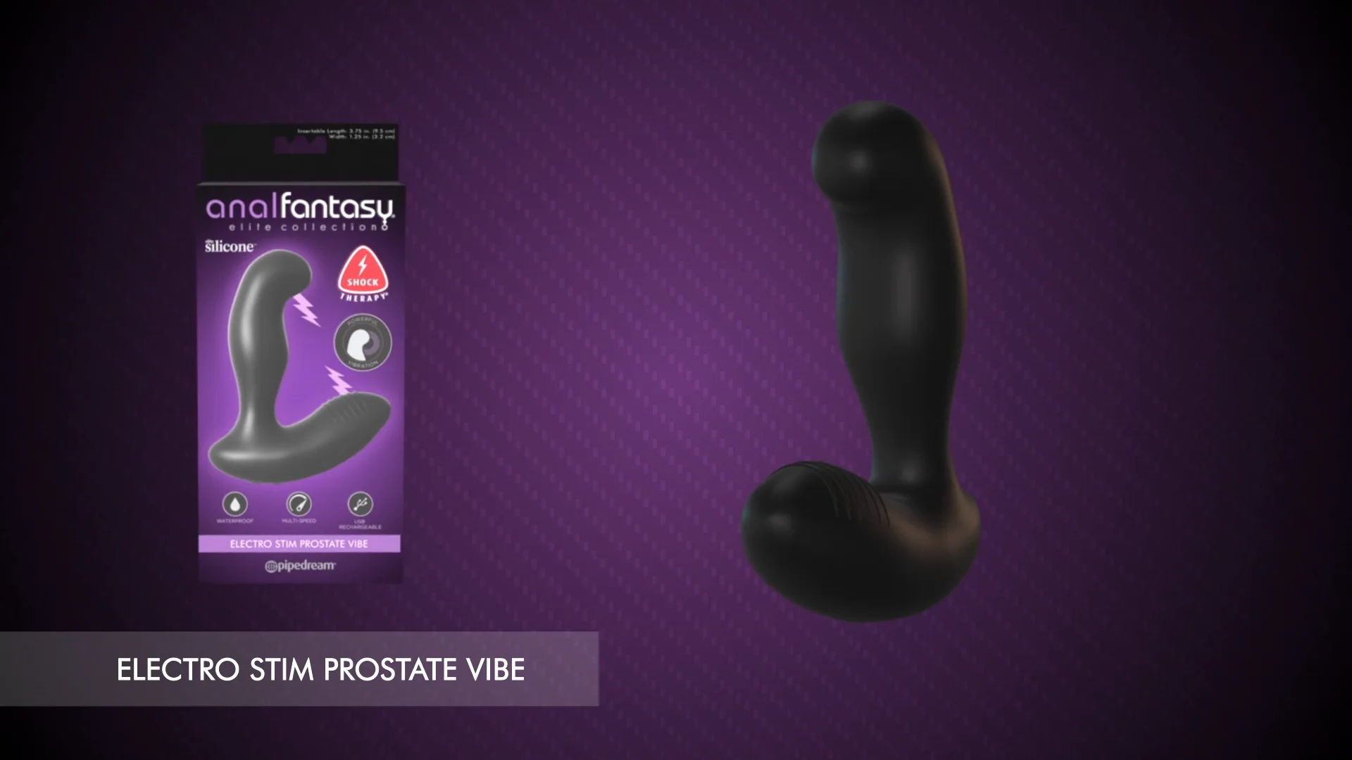 PD4784-23 Electro Stim prostate vibe Anal Fantasy Elite