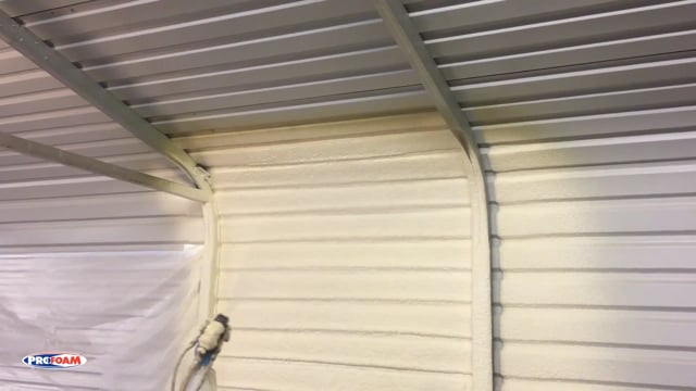 Spray Foam Insulation in Metal Buildings