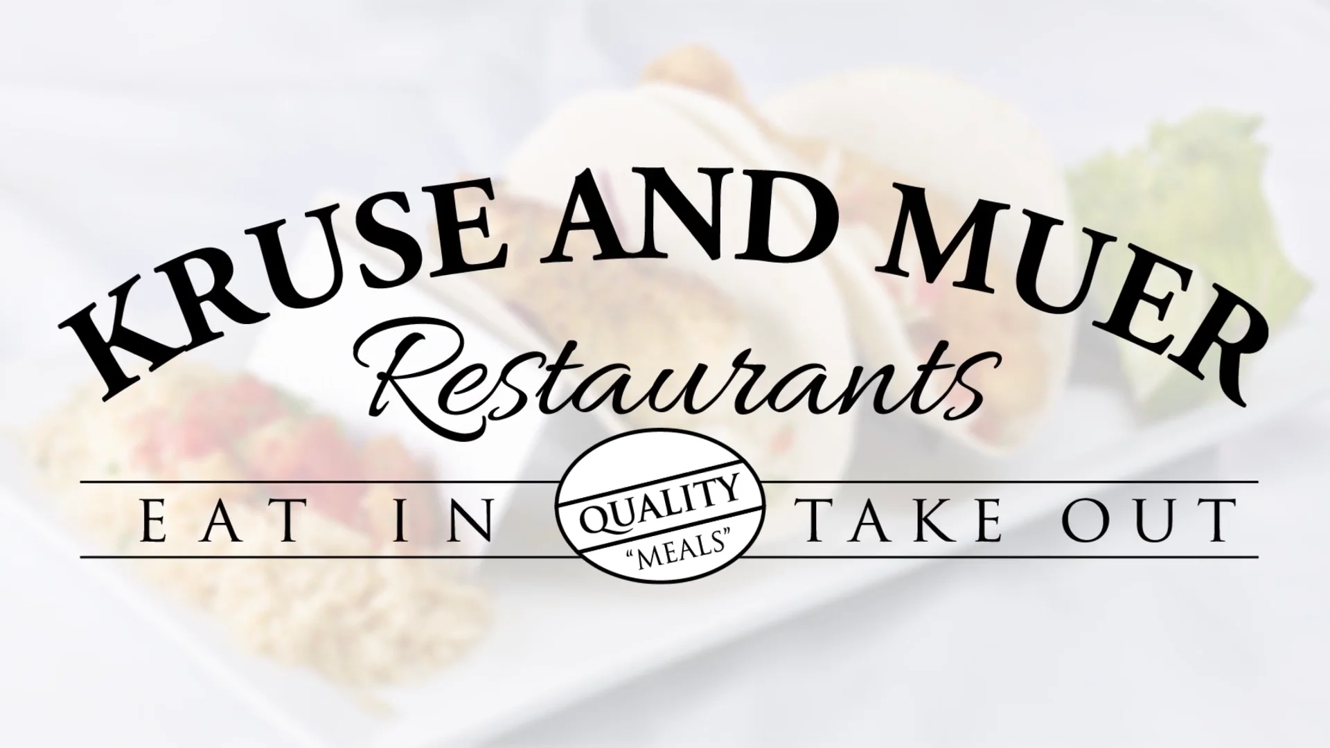 Kruse and deals muer menu