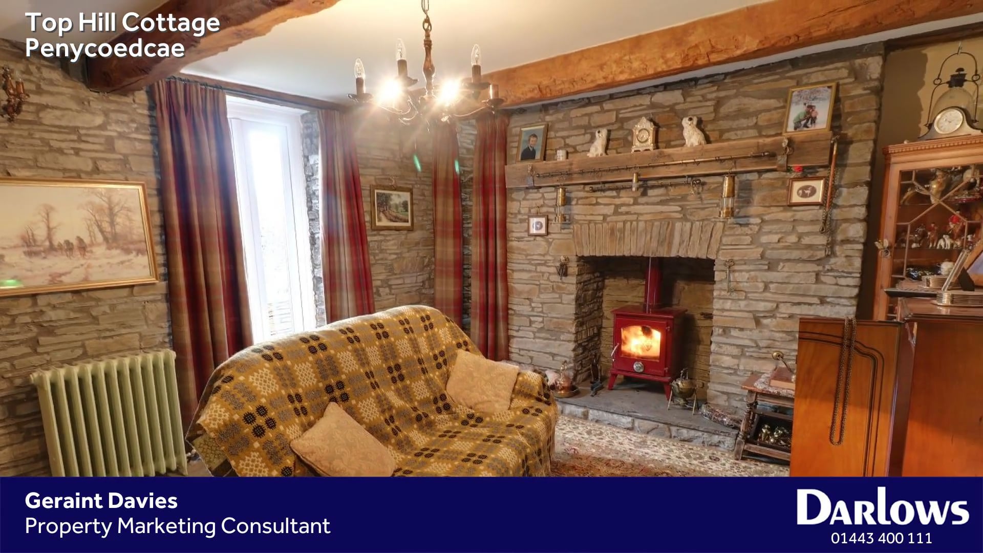 Pontypridd, 3 Bed Cottage in Top Hill Cottage, Penycoedcae on Vimeo