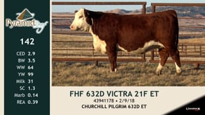 Lot #142 - FHF 632D VICTRA 21F ET