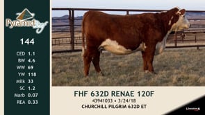 Lot #144 - FHF 632D RENAE 120F