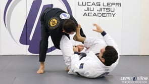 Open Guard to Lasso Sweep to Armbar