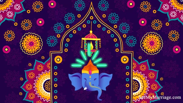Blue Theme Rangeela – Traditional Hindu, Rajasthani, North Indian Animated  Wedding Invitation Video | ID: 11542 – SeeMyMarriage