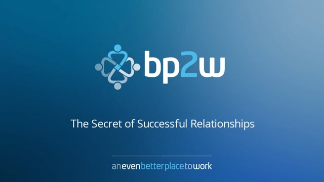 The secret of successful relationships4 min. 29 sec.