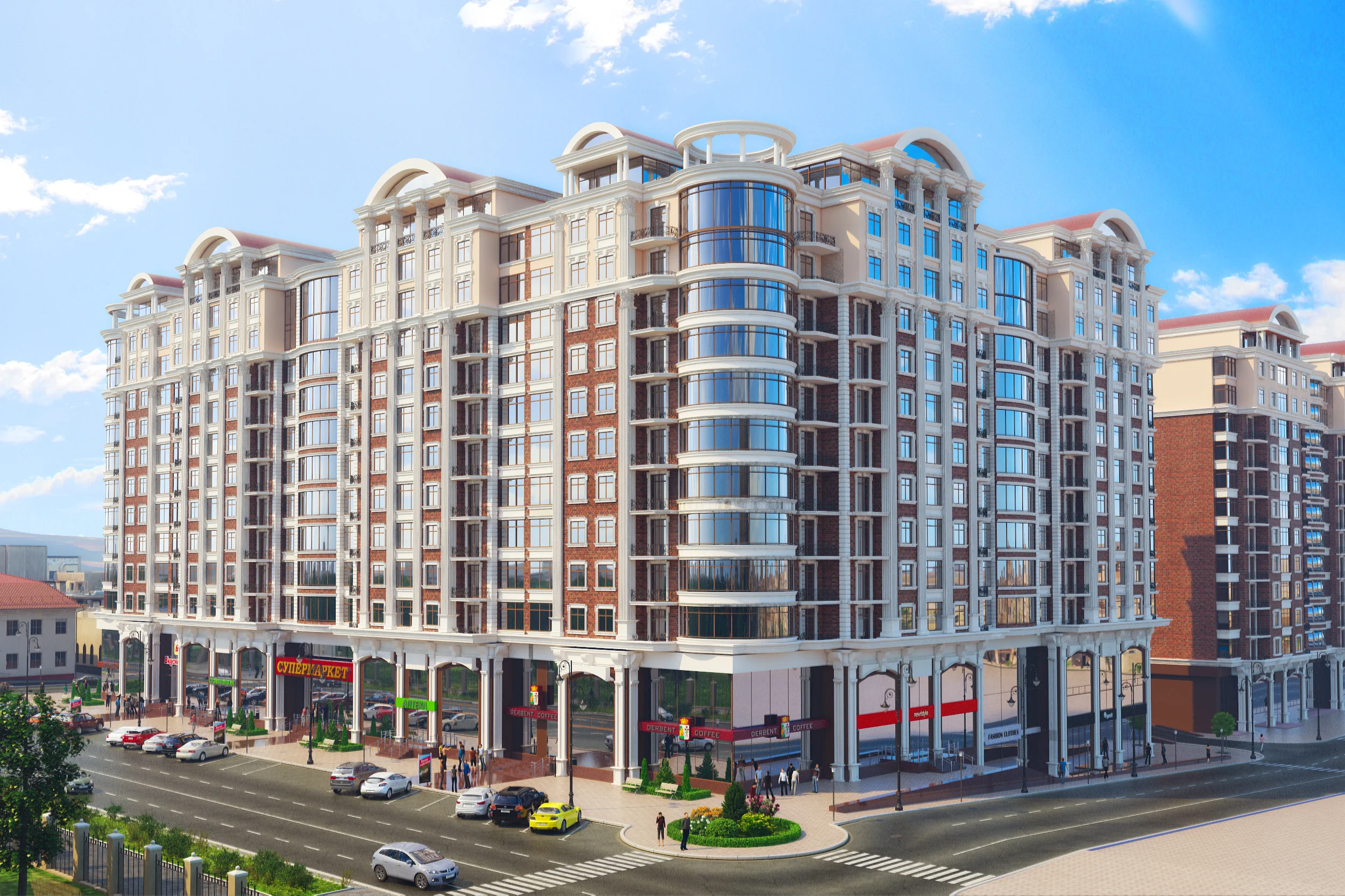 флагман жилой комплекс дербент. жк дербент. градстрой дербент. строительная компания стандарт дербент империал. дербент, ул.