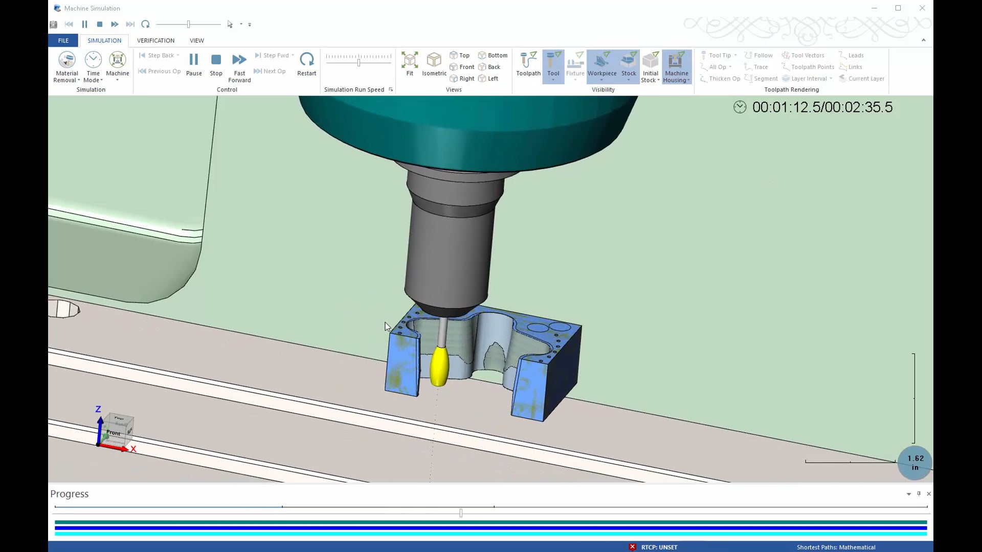 3D Mill Finishing Toolpaths