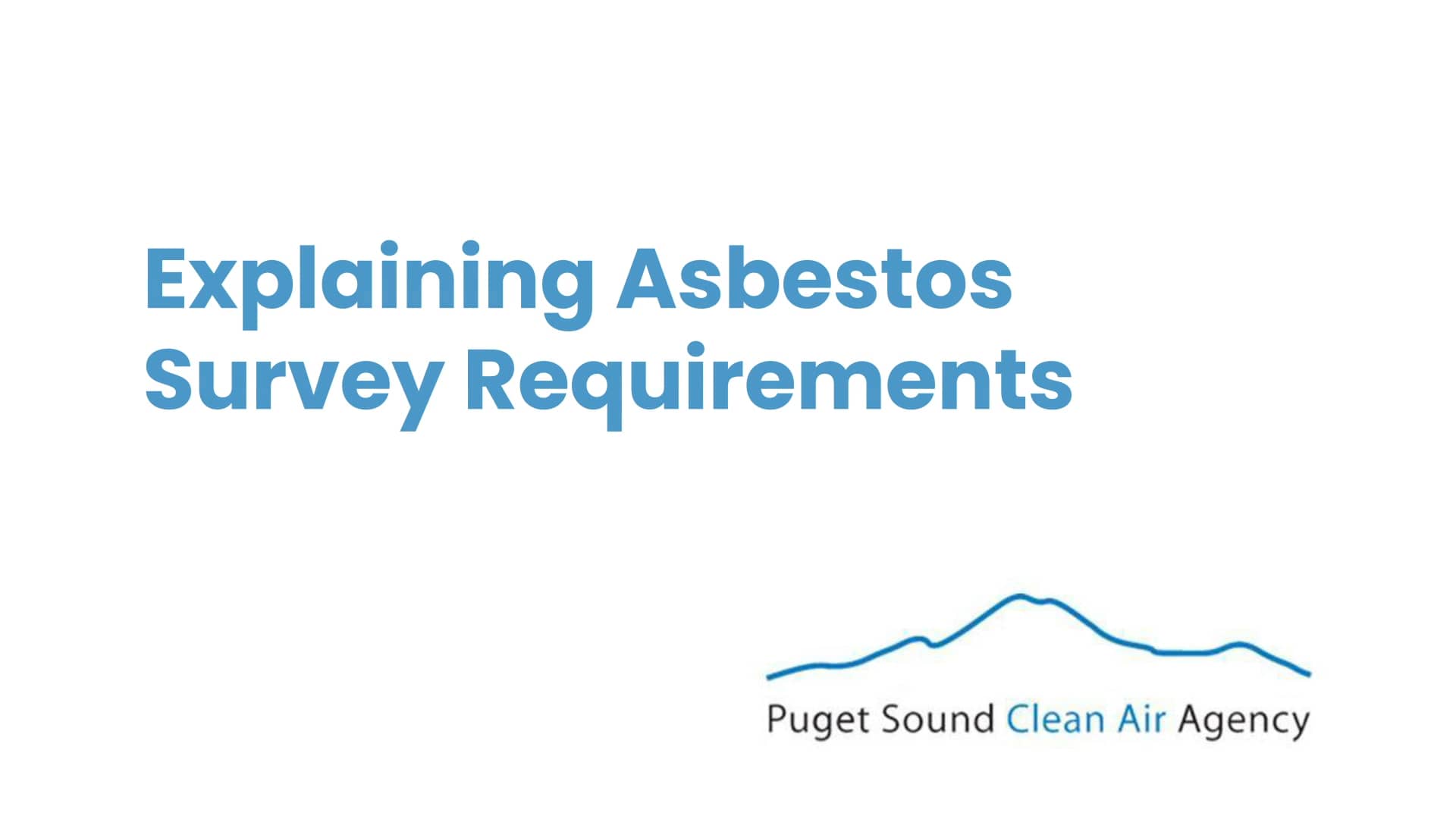 Explaining Asbestos Survey Requirements on Vimeo