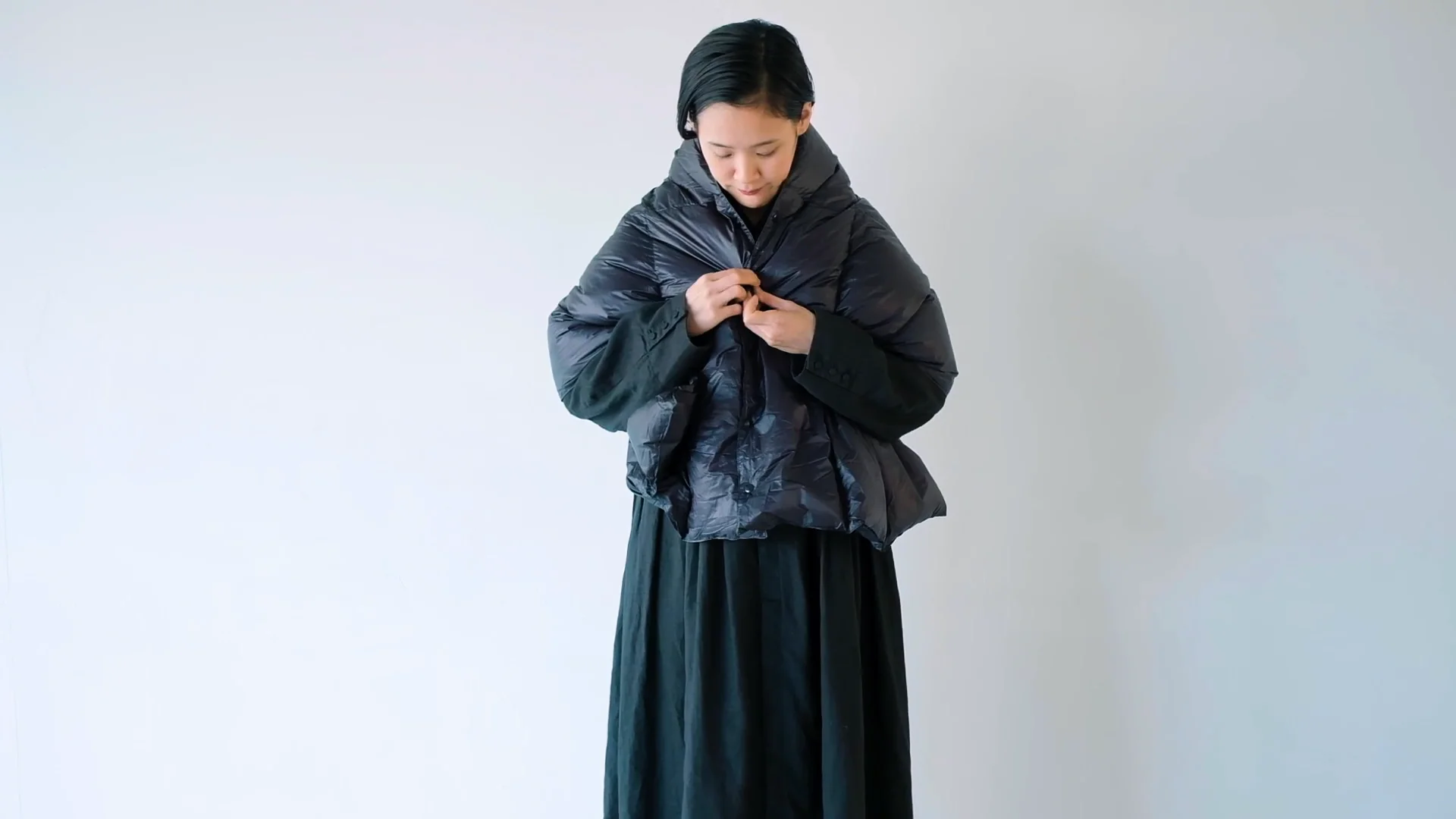 PHD-22AW-12R 800FP QUILT SCARF Brown | Dresswell online store