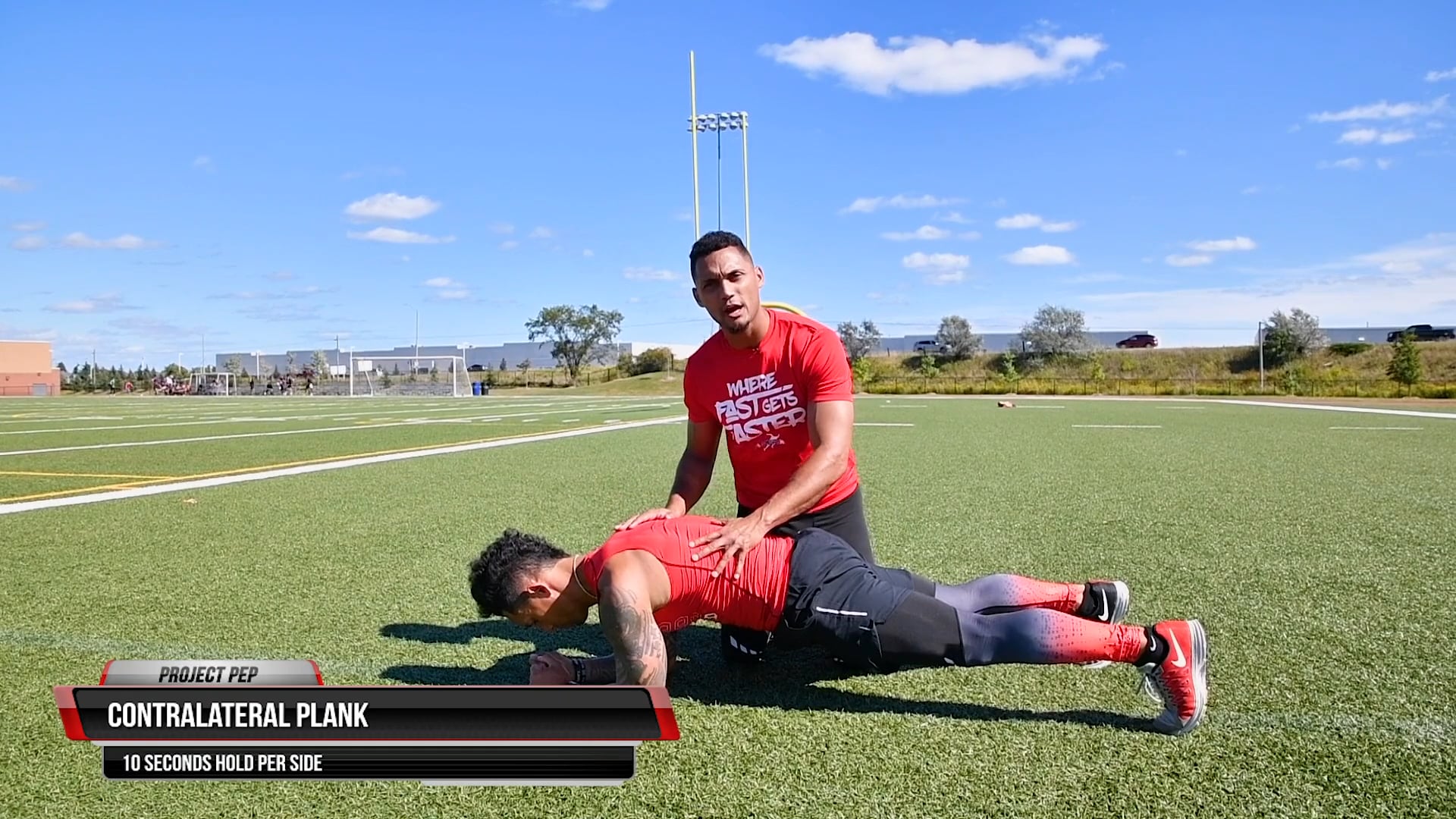 Contralateral Plank